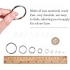 Iron Double Loops Jump Rings Split Rings and Iron Split Key Rings PH-IFIN-G079-05P-4