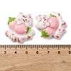 Cat Theme Opaque Resin Cabochons CRES-Z010-01D-3