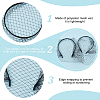 2Pcs 2 Colors Mesh Veil Cloth Hair Bands FIND-OC0003-95A-4