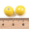 Glazed Porcelain Round Beads X-PORC-S489-10mm-10-3