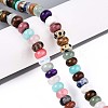 Natural & Synthetic Mixed Stone Beads Strands G-T142-72A-1