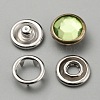 4Pcs Brass & Resin Snap Button BUTT-WH0028-79H-1
