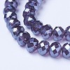 Electroplate Glass Beads Strands EGLA-A034-T1mm-A16-3