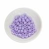 Opaque Acrylic European Large Hole Beads PL338-71-1