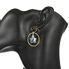 Brass Dangle Stud Earring for Women EJEW-JE07353-2
