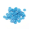 Flat Round Eco-Friendly Handmade Polymer Clay Beads CLAY-R067-8.0mm-33-4