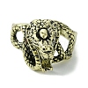 Snake Alloy Cigarette Holder Ring RJEW-K275-25AB-2