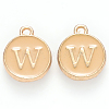 Golden Plated Alloy Enamel Charms LS-ENAM-S118-06W-1
