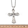 201 Stainless Steel Pendant Necklaces NJEW-H058-04P-5