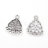 Tibetan Style Alloy Chandelier Components TIBE-G019-03AS-2