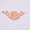 Natural Solid Wood Carved Onlay Applique Craft WOOD-WH0107-28-1