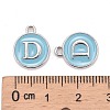 Platinum Plated Alloy Enamel Charms LS-ENAM-S118-04D-P-3