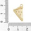 Brass Micro Pave Clear Cubic Zirconia Pendants CU-CBA0565-02G-3