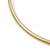 PVD Vacuum Plating 202 Stainless Steel Wire Choker Necklaces with Clasps NJEW-H011-10G-3