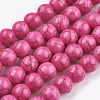 Synthetic Turquoise Beads Strands X-TURQ-G106-8mm-02K-1