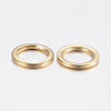 304 Stainless Steel Linking Rings X-STAS-F155-06G-10mm-2