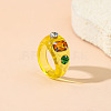 Alloy Resin Finger Rings for Women WGABD8F-03-1
