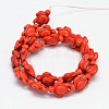 Dyed Synthetic Turquoise Beads Strands G-M152-07-B-3