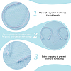 2Pcs 2 Colors Mesh Veil Cloth Hair Bands FIND-OC0003-95C-4