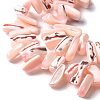 Dyed Natural Trochus Shell Beads Strands SSHEL-C013-09L-3