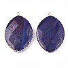 Natural Lapis Lazuli Pendants G-S344-45A-2