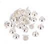 201 Stainless Steel Bead Cap Pendant Bails STAS-L244-27A-S-4