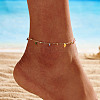 925 Sterling Silver Anklets AJEW-Z029-30G-3