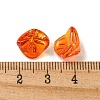 Electroplated Glass Beads GLAA-G119-01B-3