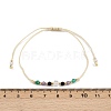 Natural stone constellation bracelet with 12 zodiac signs X-NR2952-2-2