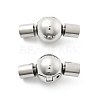 304 Stainless Steel European Clasps STAS-Z115-04P-09-1