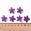 Frosted Acrylic Bead Caps MACR-S371-05A-743-4