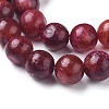 Natural Thulite Beads Strands G-D0006-C16-8mm-3