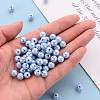 Opaque Acrylic Beads MACR-S370-D8mm-SS2113-5