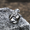 Retro 304 Stainless Steel Finger Rings FS-WG0E659-01-3