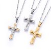 304 Stainless Steel Pendant Necklaces NJEW-H494-02M-1