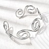 304 Stainless Steel Cuff Bangles for Women BJEW-Z150-01P-01-3