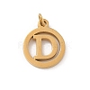 304 Stainless Steel Charms
with Jump Ring STAS-R001-02G-D-1