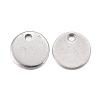 Non-Tarnish 201 Stainless Steel Charms STAS-F255-043P-8mm-2