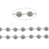 Flower Glass Beaded Chains CHS-P016-41G-2