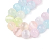 Macaron Color Natural Selenite Beads Strands G-C142-01B-10-4