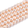 Electroplate Opaque Glass Beads Strands GLAA-T032-P4mm-AB09-1