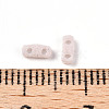 2-Hole Opaque Glass Seed Beads SEED-S023-04H-3