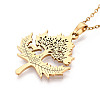 304 Stainless Steel Pendant Necklaces NJEW-T018-50G-5