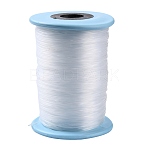 Nylon Wire, Clear, 1.0mm, about 5.46 yards(5m)/roll