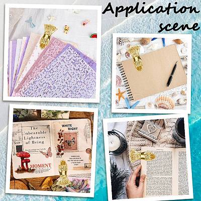 Alloy Hand Shaped Bookmark Clip AJEW-CP0006-94B-G-1