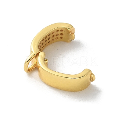 Brass Micro Pave Cubic Zirconia Pendant Bails LS-KK-P292-02G-1