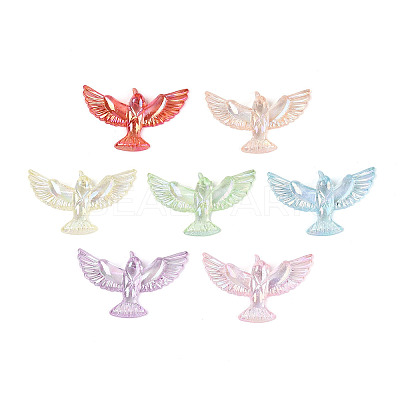 Transparent Acrylic Eagle Pendants TACR-T031-02M-1
