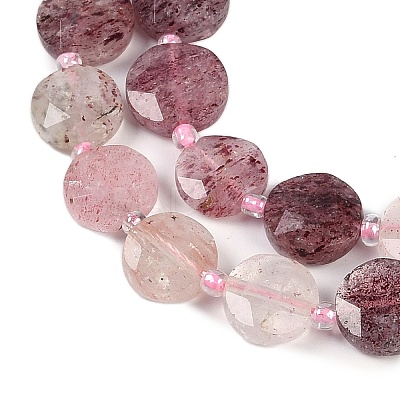 Natural Strawberry Quartz Beads Strands G-C116-A41-01-1