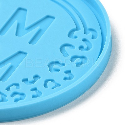 DIY Mother's Day Theme Flat Round Pendant Silicone Molds SIMO-H010-02A-1