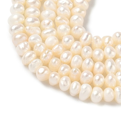 Natural Cultured Freshwater Pearl Beads Strands PEAR-C004-02B-1